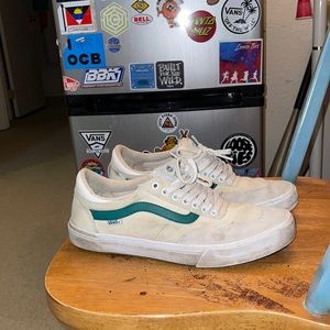 White Ultra Cush Vans